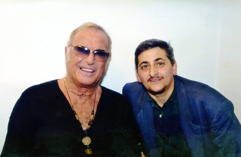 Fotografo di Foto Studio Ciak nel backstage con Califano.