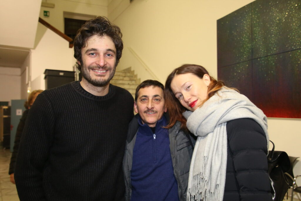 Fotografo di Foto Studio Ciak con l'attore Lino Guanciale.